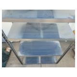 Grey Metal Shelf