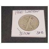 1920 Walking Liberty Silver Half Dollar