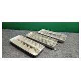 Vintage Metal Ice Cube Trays