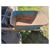 Single Wheel Steel Push Wheelbarrow