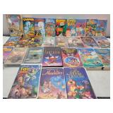 Assorted Kids VHS Tapes/Movies