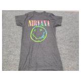Multicolor Nirvana logo tshirt XS