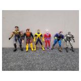 Assorted marvel action figures