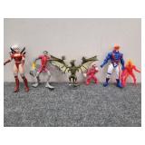 Assorted action figures