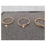 Bronze bangle set