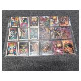 Marvel comics cards
