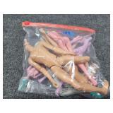 Assorted doll parts