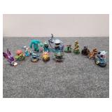 Assorted skylanders/disney figurines