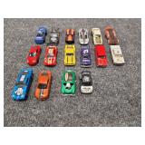 Assorted miniature car toys