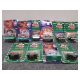 NFL racing car and card collectible packs