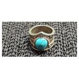 Size 7 1/2 silver ring