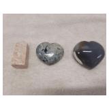 Shaped and polished gemstones
