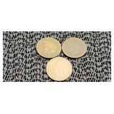 Three Indian Head pennies 1868 1878 1879