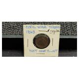 1863 civil war token