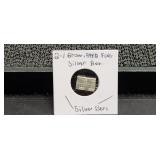 Two 1 gram .999 fine silver bars