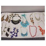 Assorted gemstone inlayed necklaces