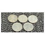 5) 1943 Steel Wheat WWII Era Pennies Good Dates