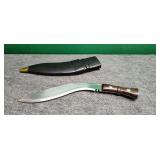 Nepalese Gurkha kukri knife with sheath