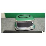 Vintage Lincoln beautyware Chrome cake carrier
