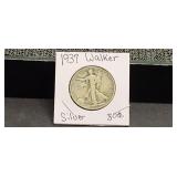 1937 Walking Liberty Silver Half Dollar