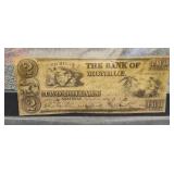 1)  Bank of Monroe Two Dollar Bank Note