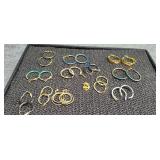 Bag of Hoop Fashion Earrings
