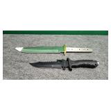 One 10' & one 6' blade hunting knives