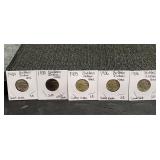 5) Indian Head / Buffalo Nickels