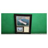 12 1/2'ï¿½15 1/2' USS Missouri wall art