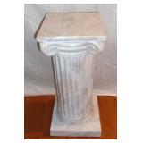 Decorative Roman column pedestal.