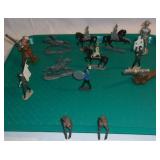 Vintage toy soldiers.