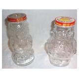 Bambino piggy bank Olive jars.