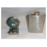 Japan desk calendar & CC flask.