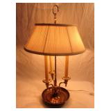 Vintage brass table lamp.