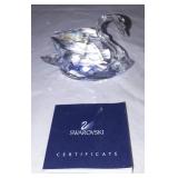 Vintage Swarovski crystal swan.