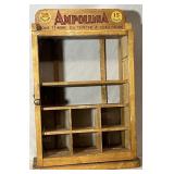 1930's Ampollina Dyes countertop store display.