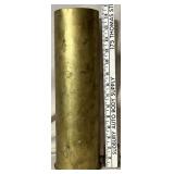 M14 105mm brass cartridge casing.
