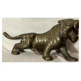 1950's heavy brass Japan tiger.