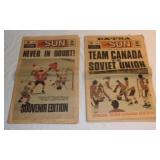 1972 Summit Series newspapers.