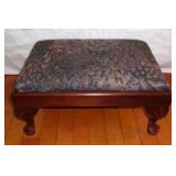 Small 1930's Walnut footstool.