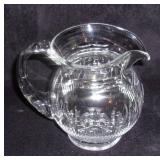 Vintage crystal pitcher.