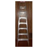 8' aluminum step ladder.