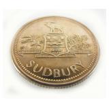 1984 Sudbury Royal Visit medallion.