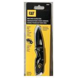 New Cat drop point folding knife #1.