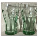 Coca-Cola shot glasses.