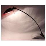 Marble base arched desk lamp.