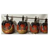 1930's Japan Mokugyo fish meditation drums.