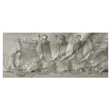 Vintage etched crystal.