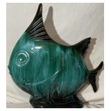 Large BMP angel fish vase.