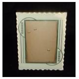 Art deco glass picture frame.